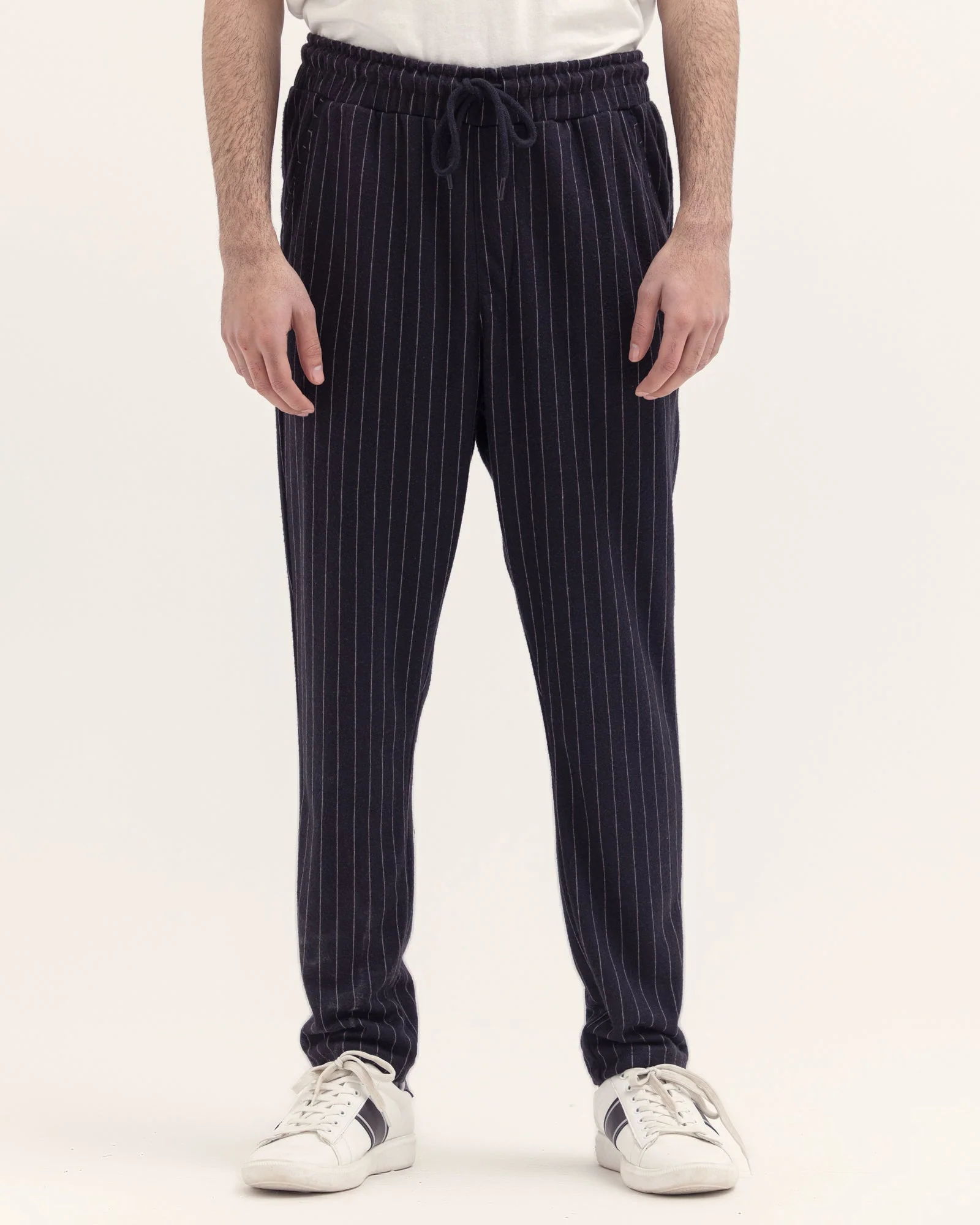 Men Black Printed Trouser