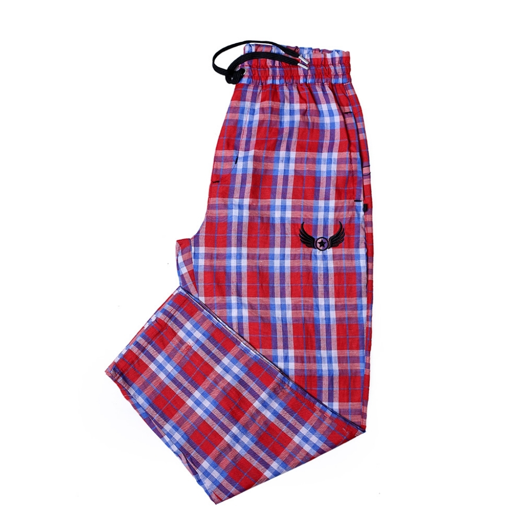 Buy Red Cotton Trouser For Men