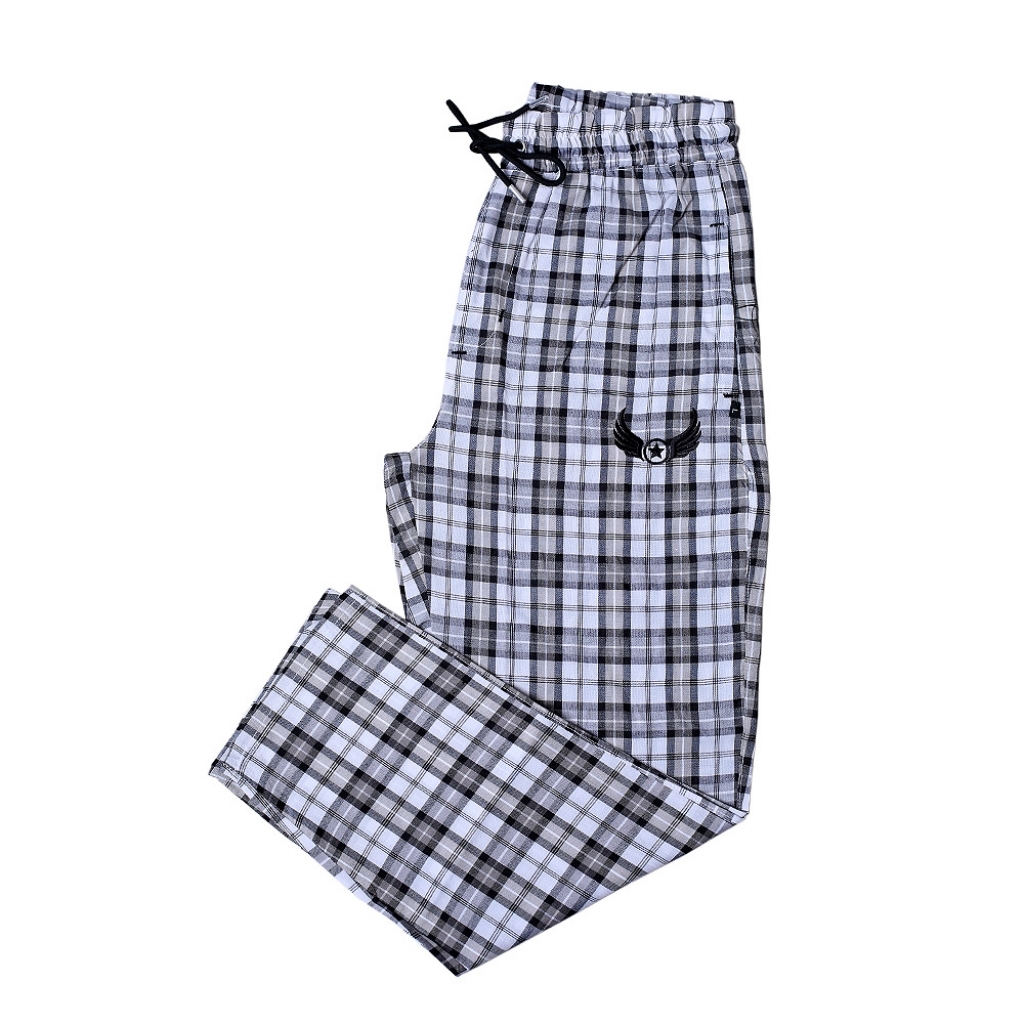 Black Cotton Trouser For Men